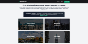 Launch: runclubs.ca - All the best running clubs in your Canadian city